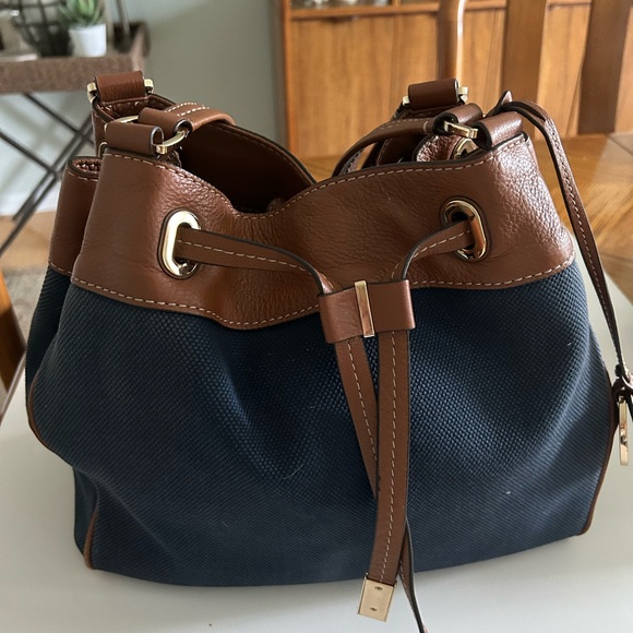 Handbags - Michael Kors Brand New Bag Navy Blue and Tan